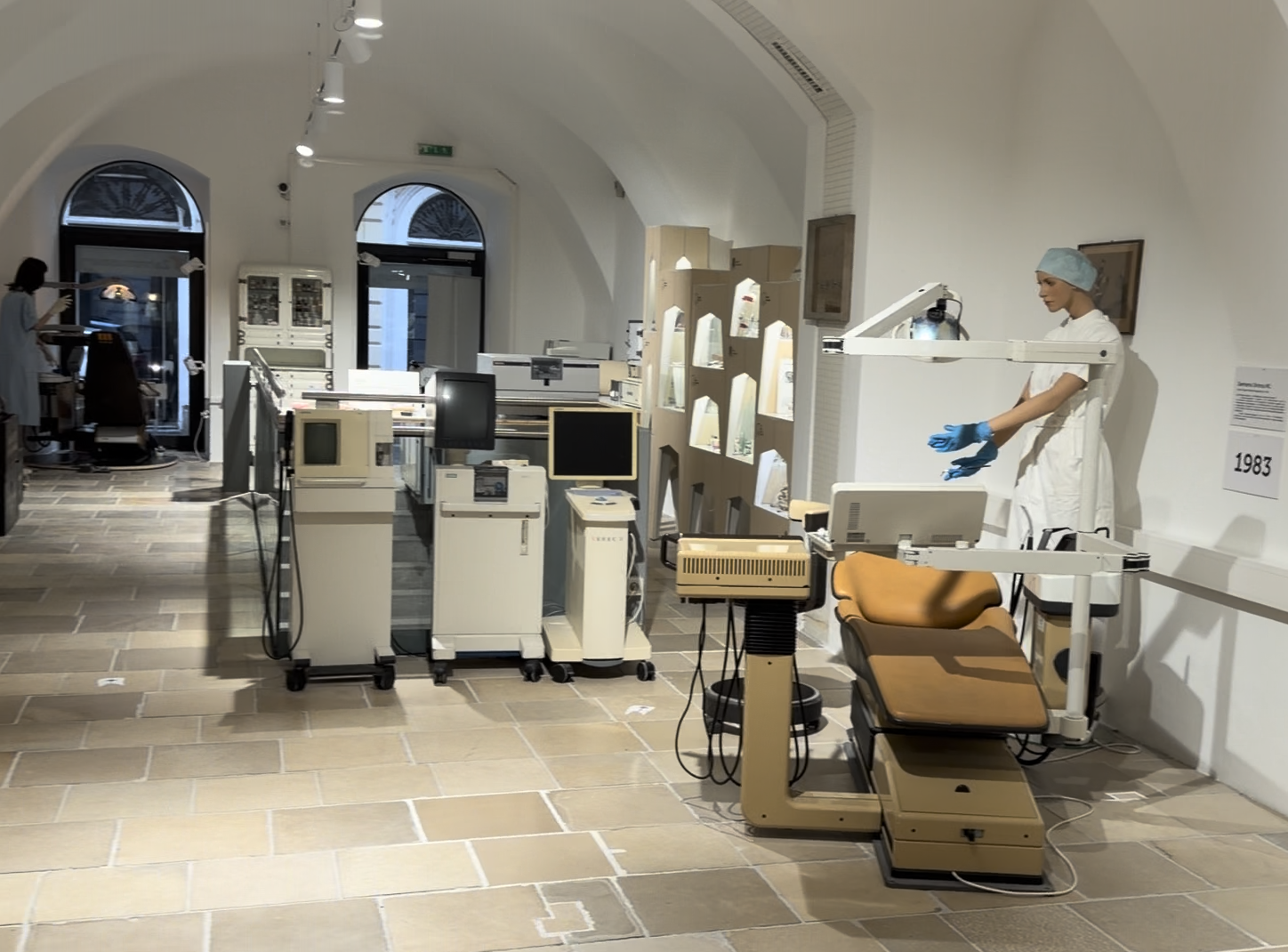 Exposition of the Zahnmuseum (Dental Museum) in Linz, Austria