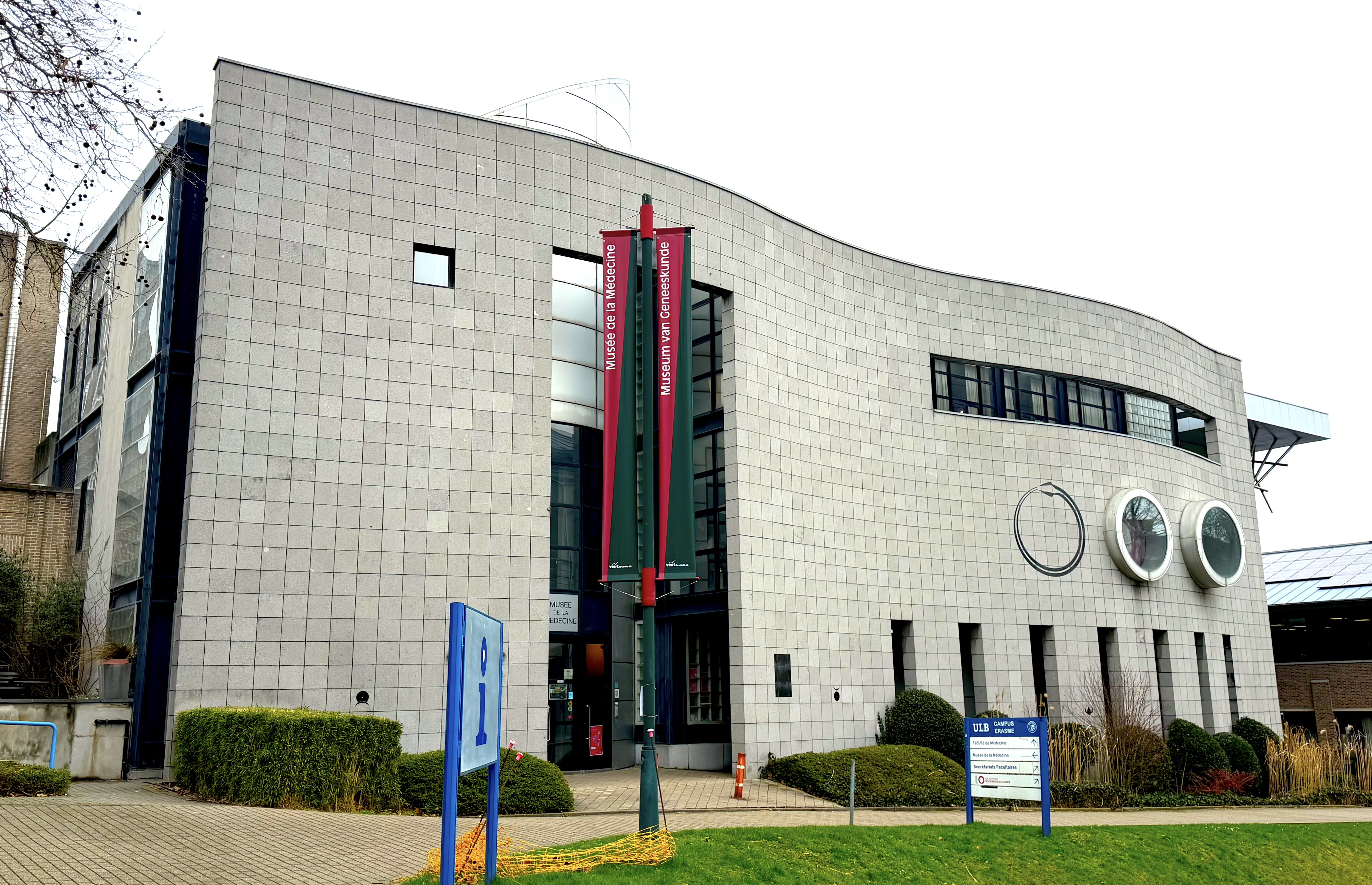 The Building of the Museum of Medicine, Campus Erasme of the Free University of Brussels
