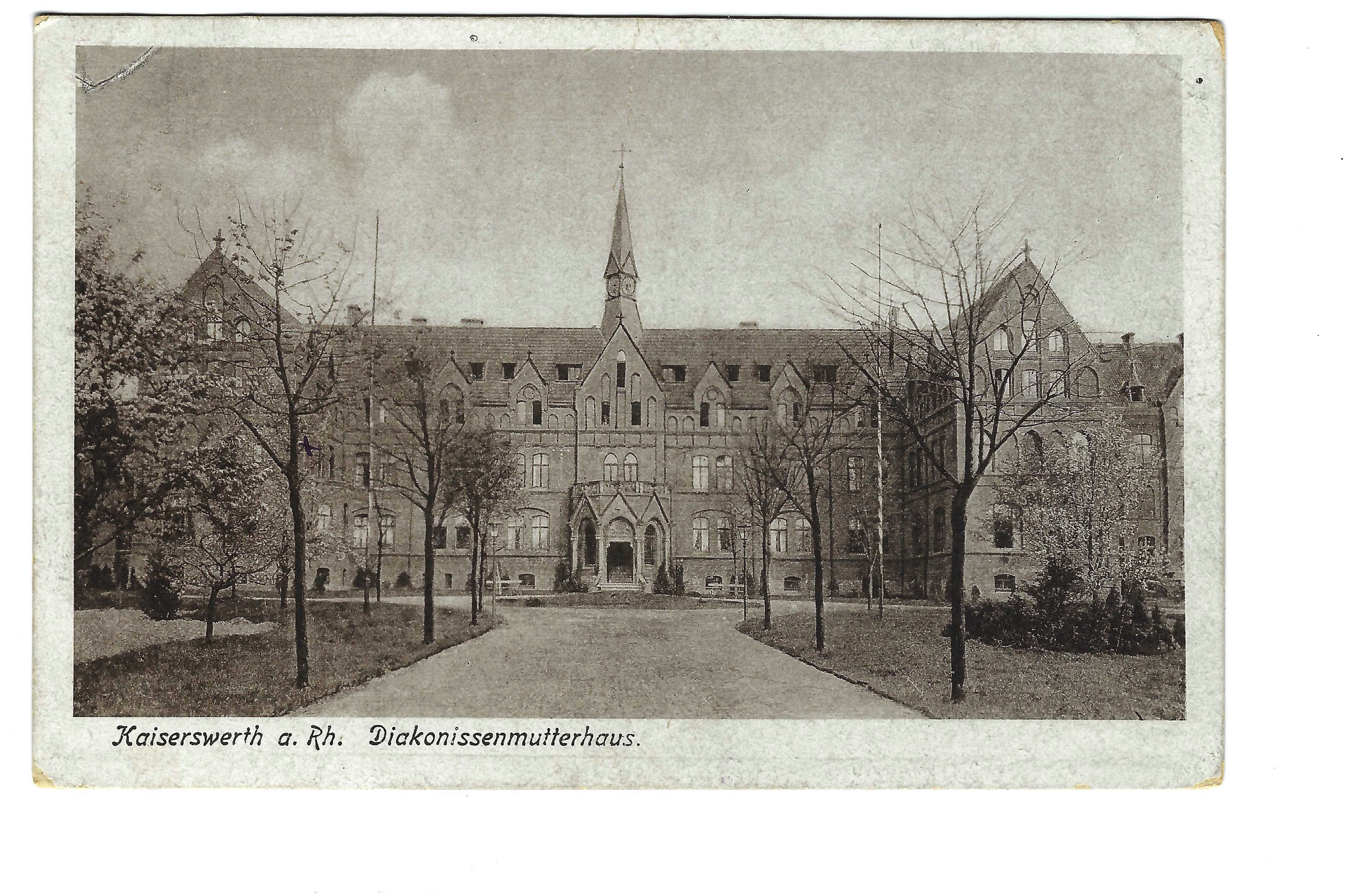 Mutterhaus in Kaiserswerth Diakonie. Postcard, 1910s. Source: EuroMedSim Museum