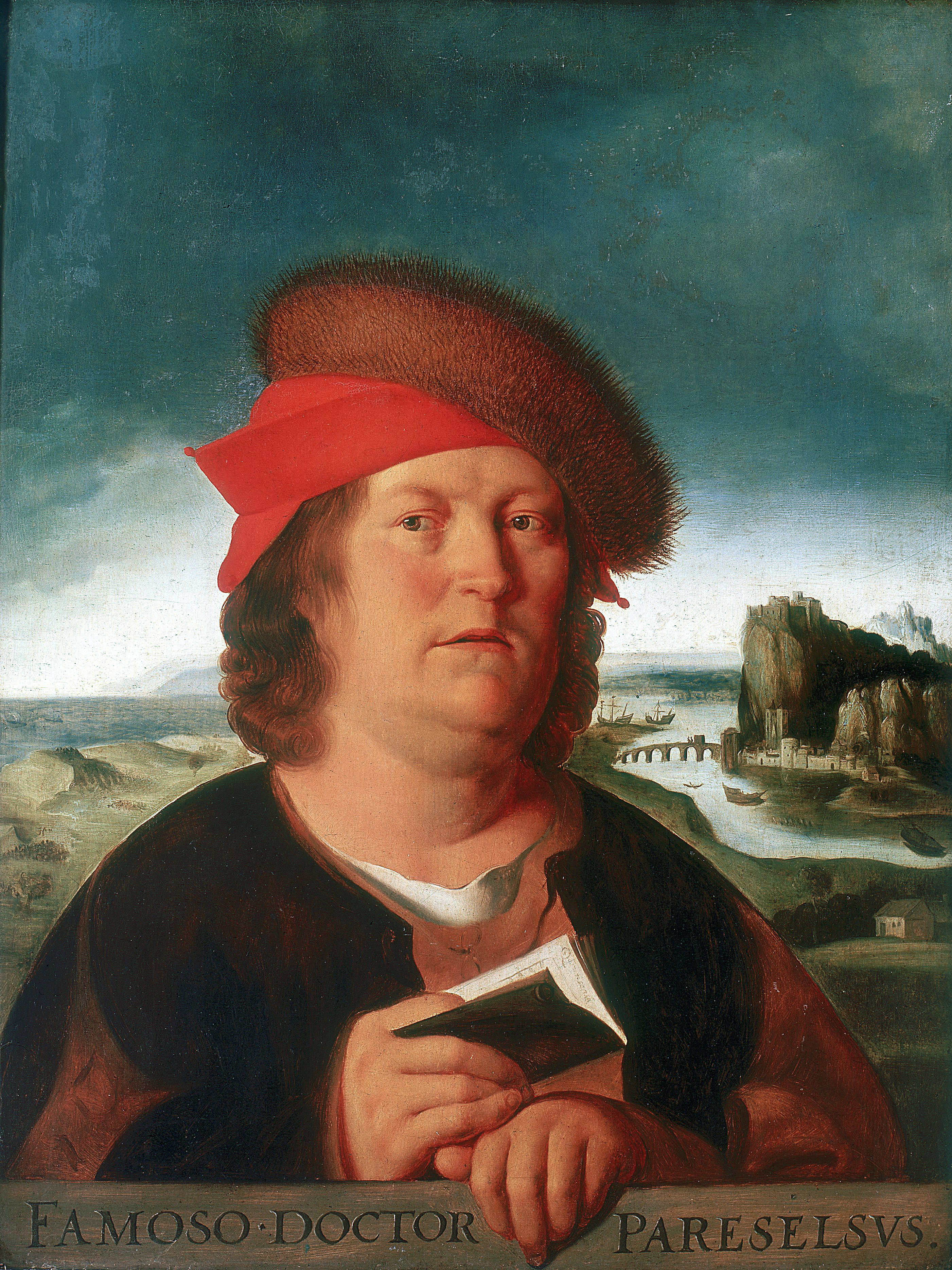 Paracelsus. The 17th cent. copy of the lost original portrait by Quentin Matsys, Flemish painter (1466–1530). Louvre, Paris. Source: wikipedia