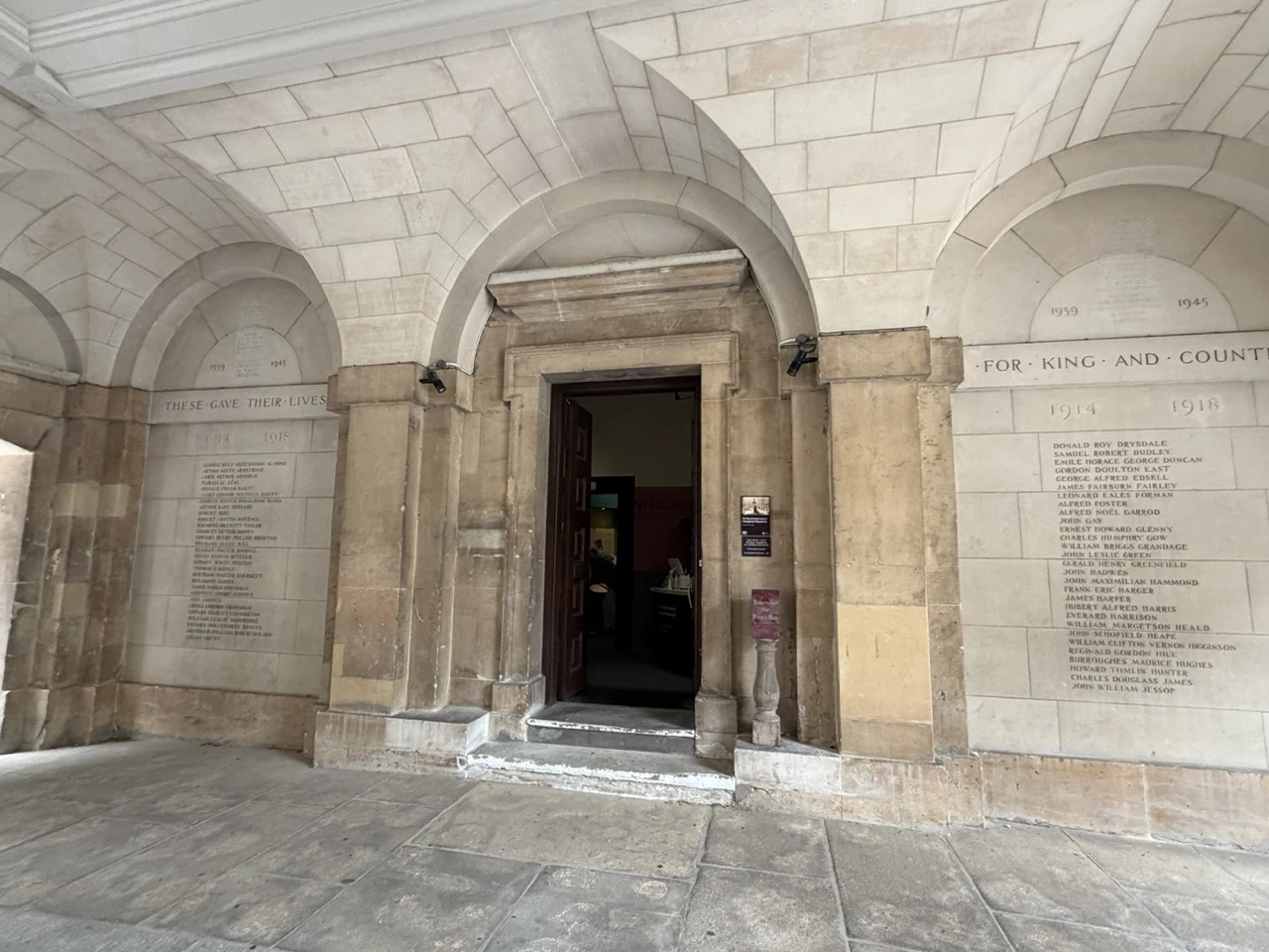 Entrance to the St Bartholomew's Hospital Museum