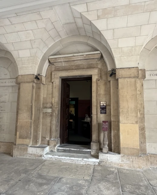 Entrance to the St Bartholomew's Hospital Museum