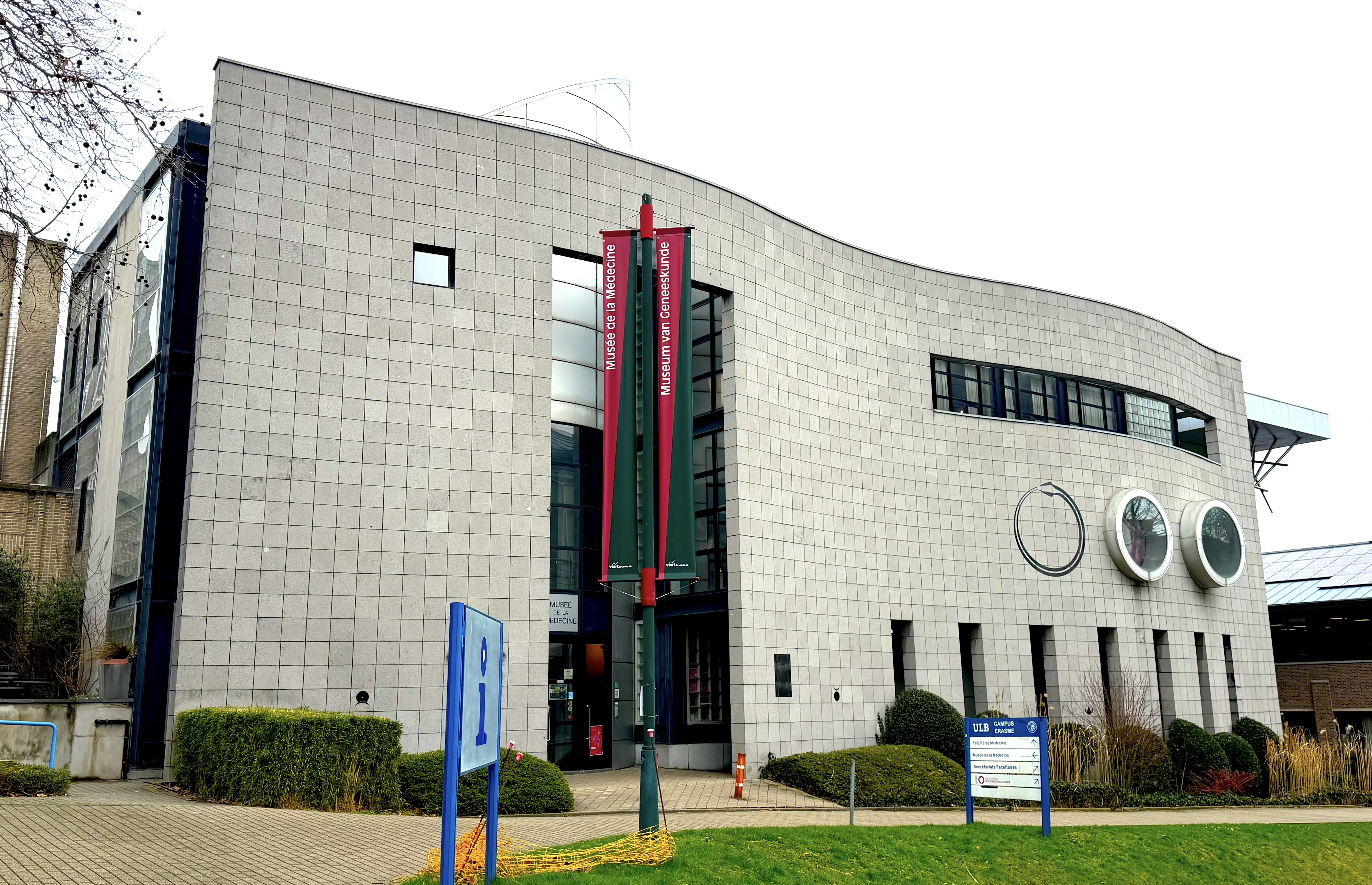 The Building of the Museum of Medicine, Campus Erasme of the Free University of Brussels