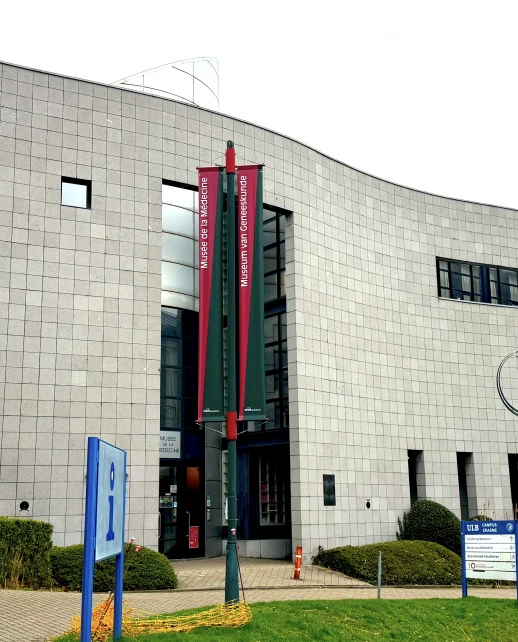 The Building of the Museum of Medicine, Campus Erasme of the Free University of Brussels