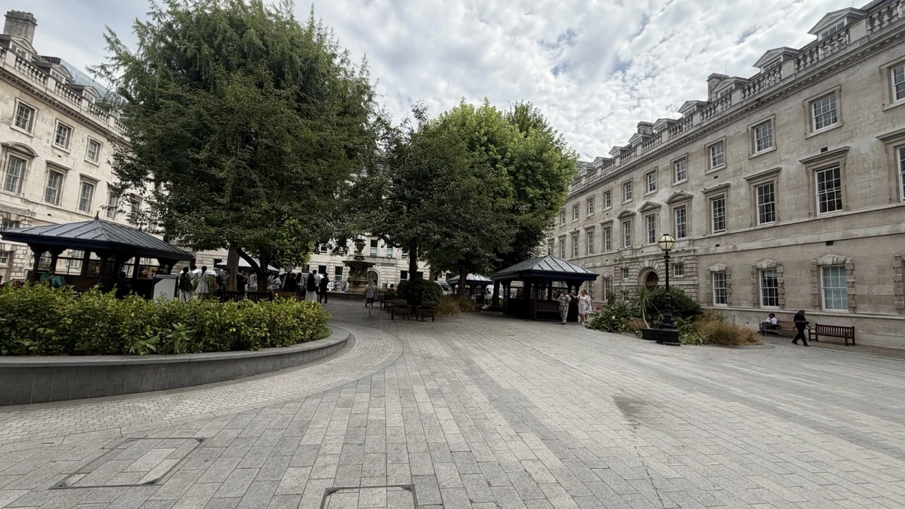 St Bartholomew’s Hospital, The Quadrangle. Contemporary view, 2026. Source: EuroMedSim Museum