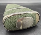 Silver metal mounts, hinged cover engraved letter 'C' on the top of the pocket surgical iInstruments set in shagreen etui, English, ca. 1800