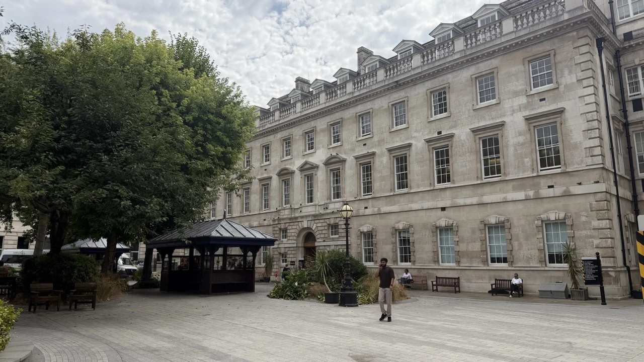 St Bartholomew’s Hospital, The Quadrangle. Contemporary view, 2026. Source: EuroMedSim Museum