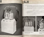 The Catalogue of Allen & Hanburys Ltd. London, 1953: SURGICAL INSTRUMENTS - OPERATION TABLES - STERILIZERS - HOSPITAL EQUIPMENT. Layout with operation suction units