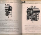The Catalogue of Allen & Hanburys Ltd. London, 1953: SURGICAL INSTRUMENTS - OPERATION TABLES - STERILIZERS - HOSPITAL EQUIPMENT. Layout with sterilizers