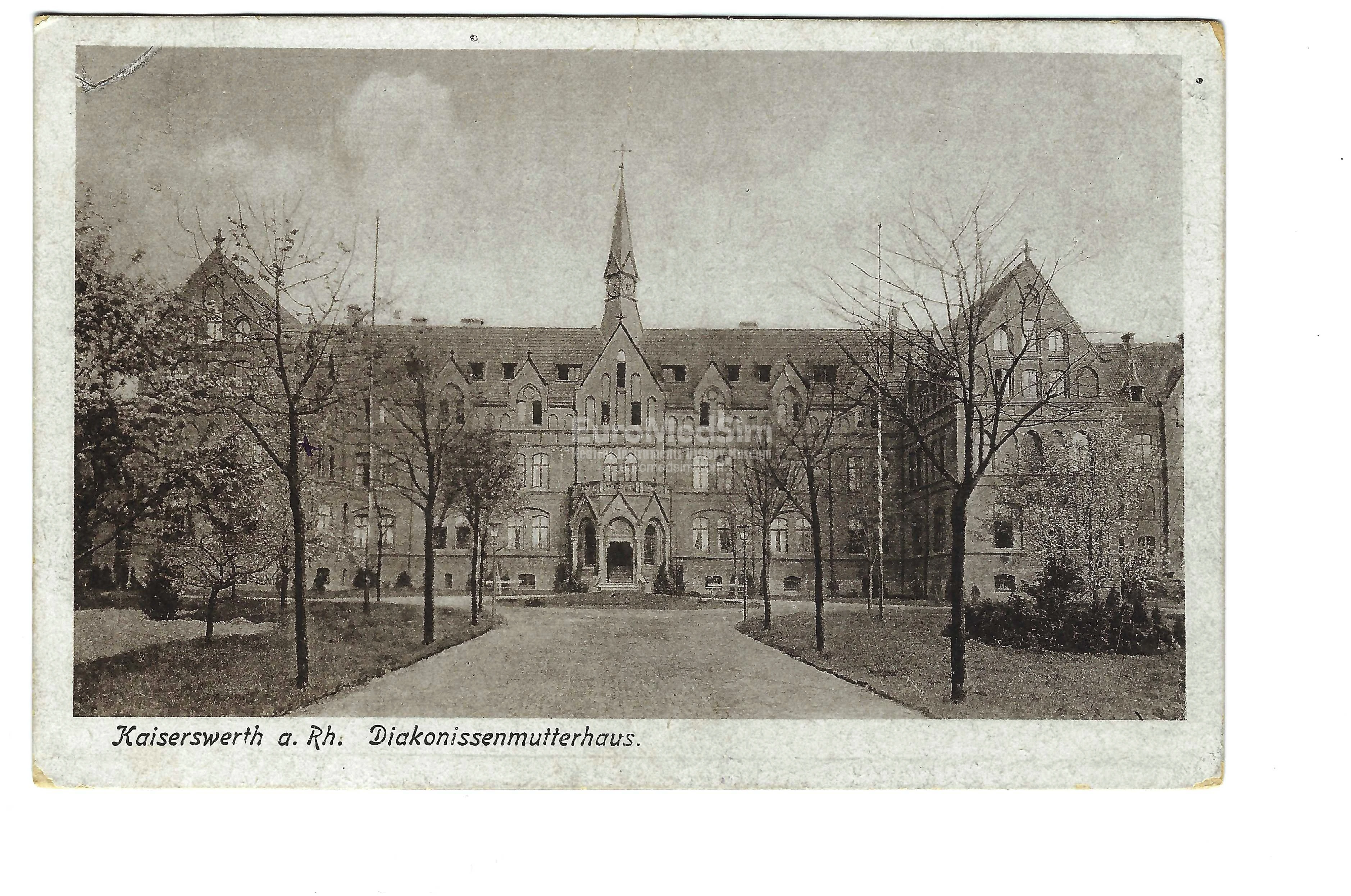 Mutterhaus in Kaiserswerth Diakonie. Postcard, 1910s. Source: EuroMedSim Museum