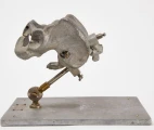 Lateral view. Stander Female Pelvis Phantom, USA, New York, ca 1920