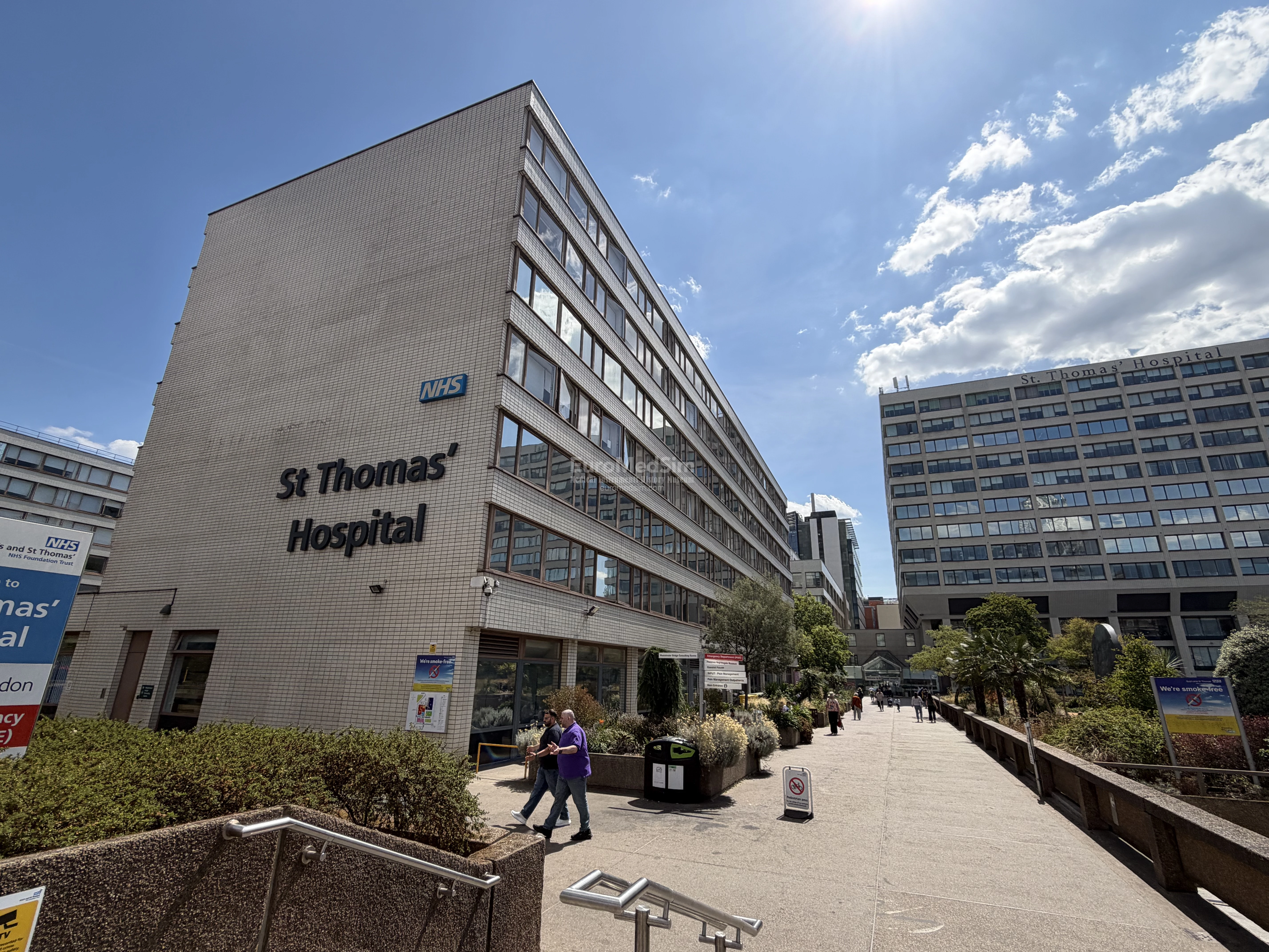 New wings of the St. Thomas Hospital in London, 2026. Source: EuroMedSim