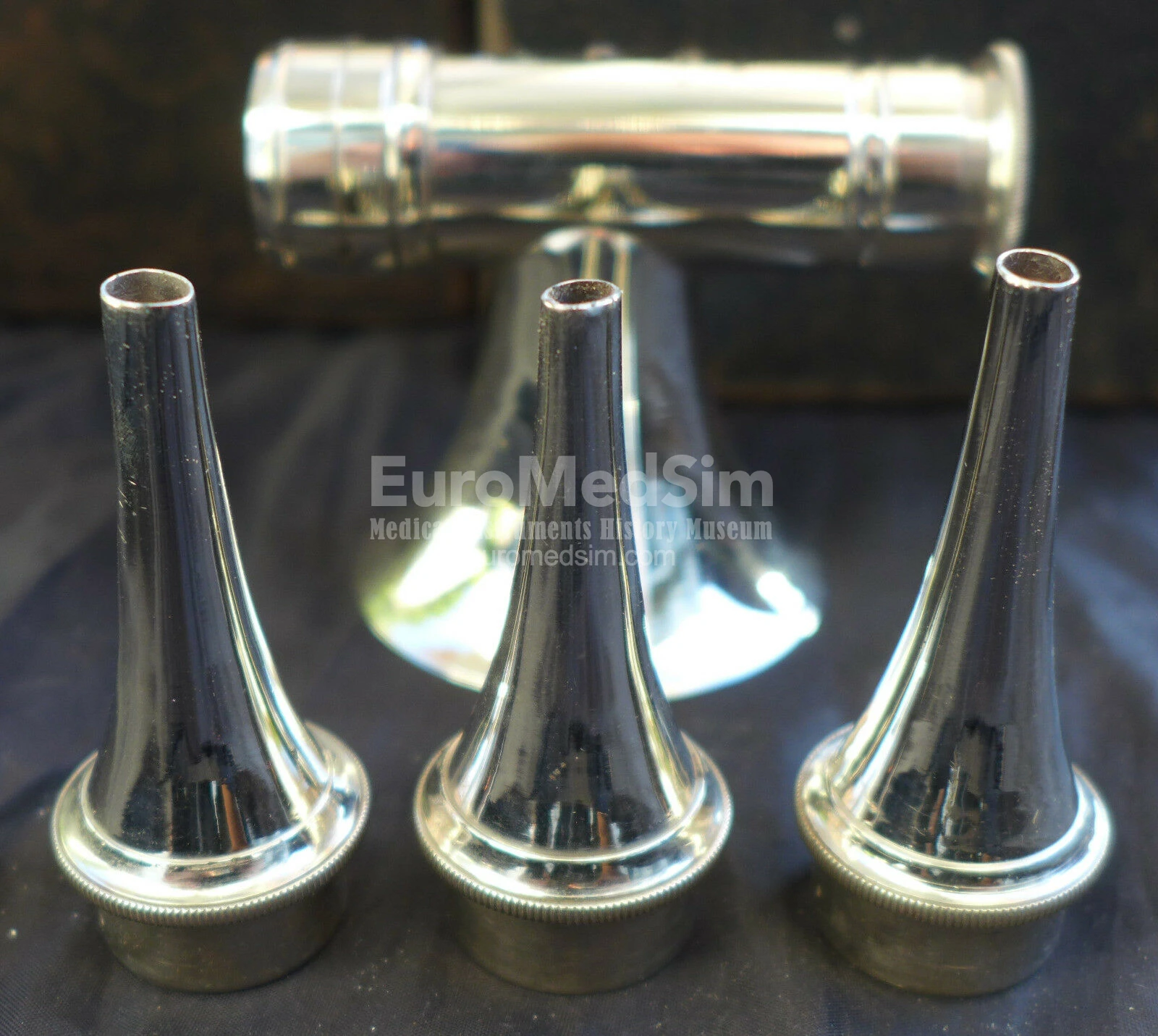 Brunton Othoscope / Auriculoscope, end of 19 century, made by Pelletier Ainé, Paris, France