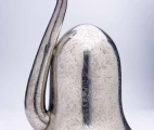 Queen Victoria's Hearing Aid — acoustic ear cornet, silver engraved, 'London Dome' shape, large size, detachable earpiece is missing, ca. 1880. Source: Thackrey Museum, UK