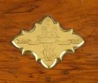 Labor omnia vincit, C.I.H., Brass plaque