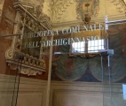 City communal library in Palazzo dell’Archiginnasio