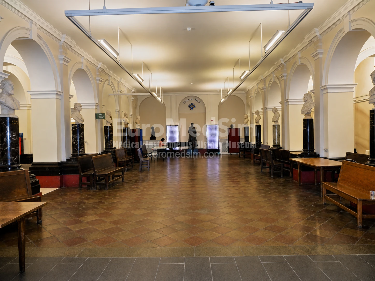 Mini Museum at the Central Hall of the St. Thomas Hospital in Lambeth, London