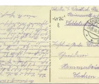 Kaiserswerth a. Rh. Hauptkrankenhaus, Diakonissenkirche, Tabeahaus, postcard, with readable adress and stamp cancelling