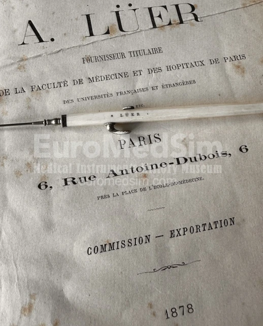 Maison Lüer á Paris, fragment of the catalogue