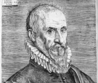 Ambroise Paré, fragment of the engraving portrait dated 1582. Credit: Bibliothèque Interuniversitaire de Santé, Paris.