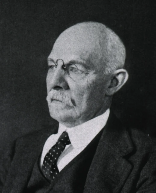 William Steward Halsted, American surgeon. Photo of 1922 made by John H. Stocksdale. Fragment of the image from the History of Medicine (IHM) Digital Collection