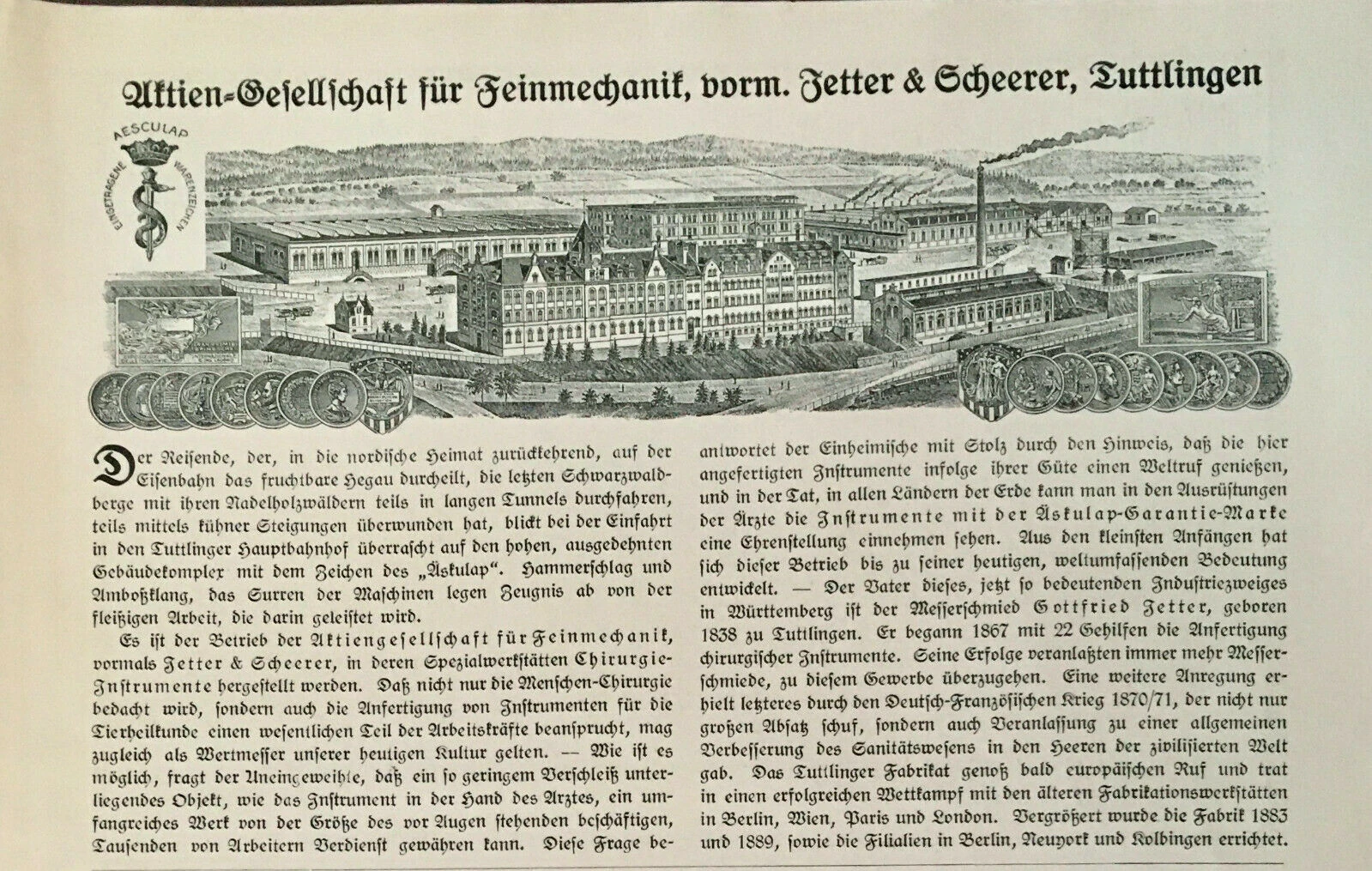 Jetter und Scheerer newspaper advertisement