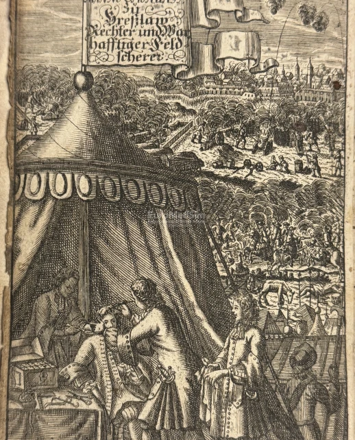 Der rechte und wahrhafftige Feldscher / Oder/ Die rechte und warhafftige Feldschers-Kunst ... (The Right and True Field Surgeon/ Or / The Right and True Art of the Field Surgeon) by Matthaus Gottfried Purmann. Edition 1708