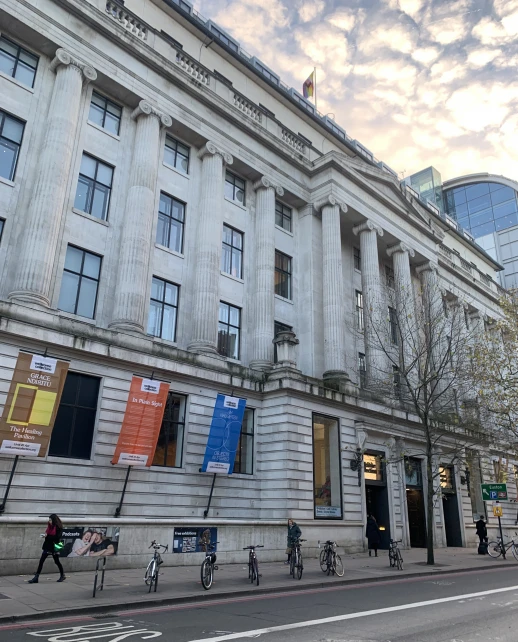 Wellcome Library building. 183 Euston Road, London, UK