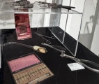 Antique dental instruments in the Zahnmuseum (Dental Museum) in Linz, Austria