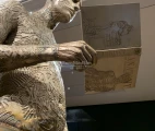 Self-Conscious Gene — a sculpture of Rick Genest, also known as Zombie Boy. The Science Museum, London, UK. Photo: Maxim Gorshkov