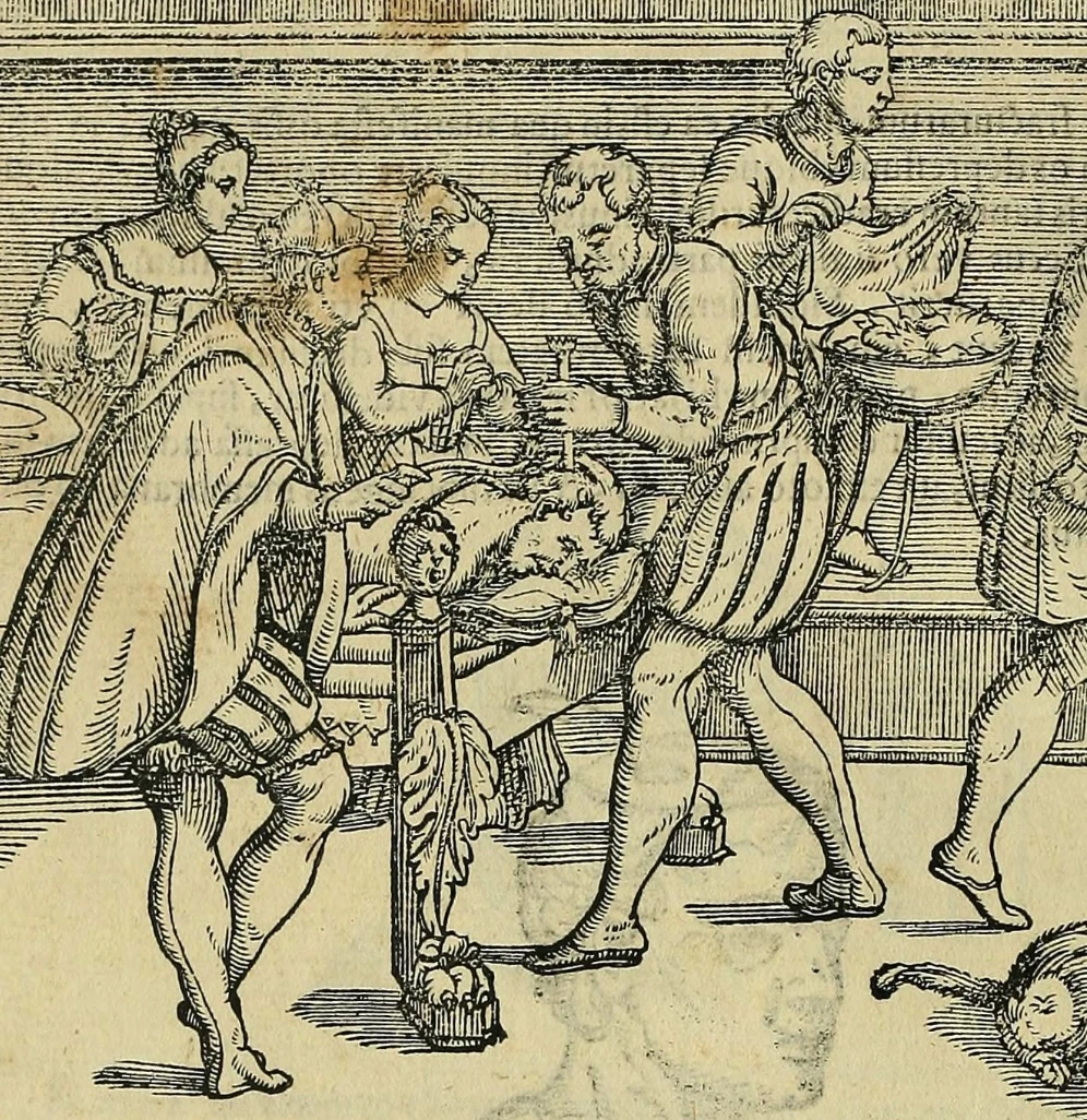 Engraving from the Chirurgiae Ioannis Andreae a Cruce ... libri septem, 1573.  Credit: Francis A. Countway Library of Medicine. Source: archive.org