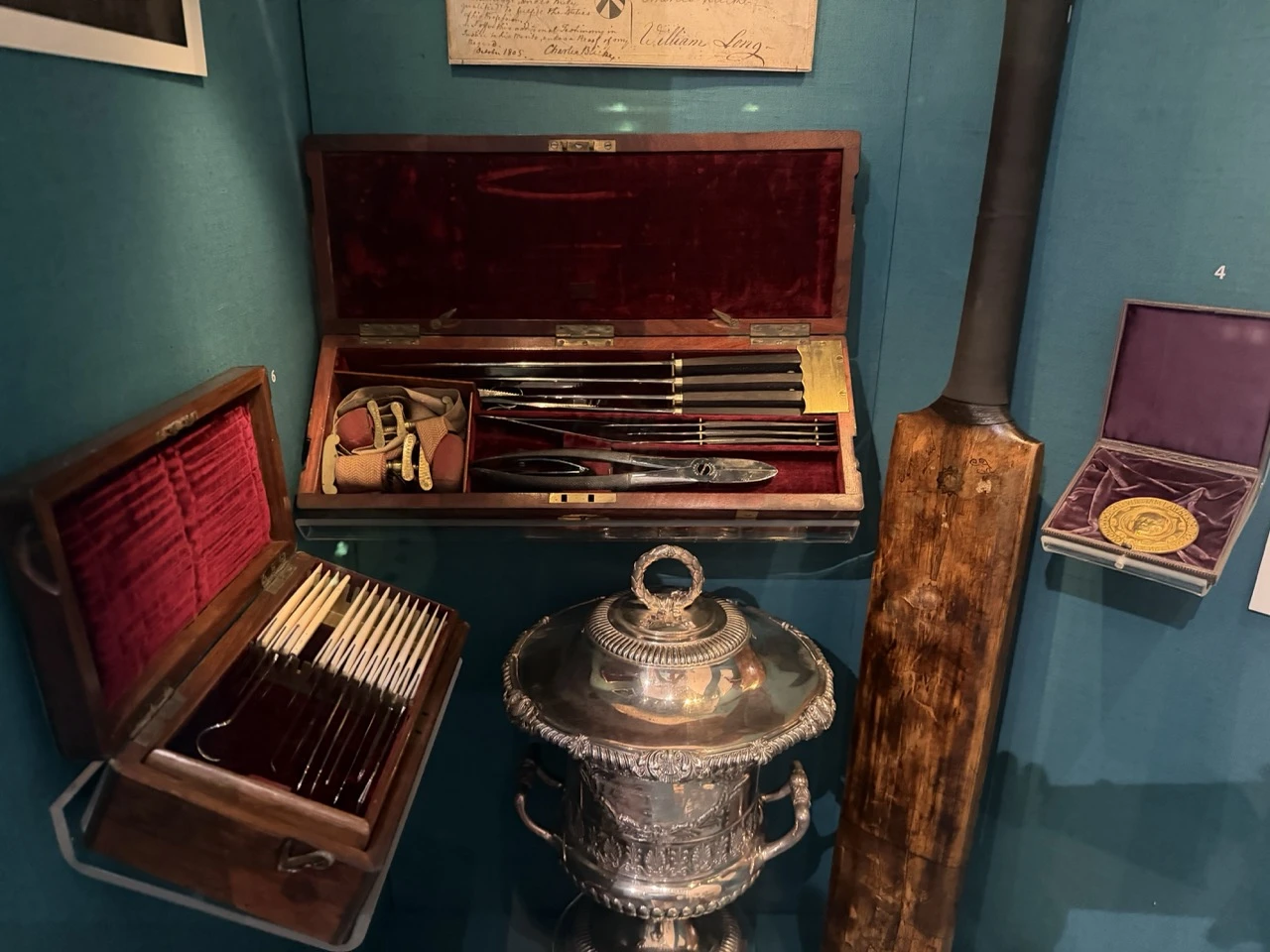 Surgical Sets in the exhibition of the St Bartholomew's Hospital Museum