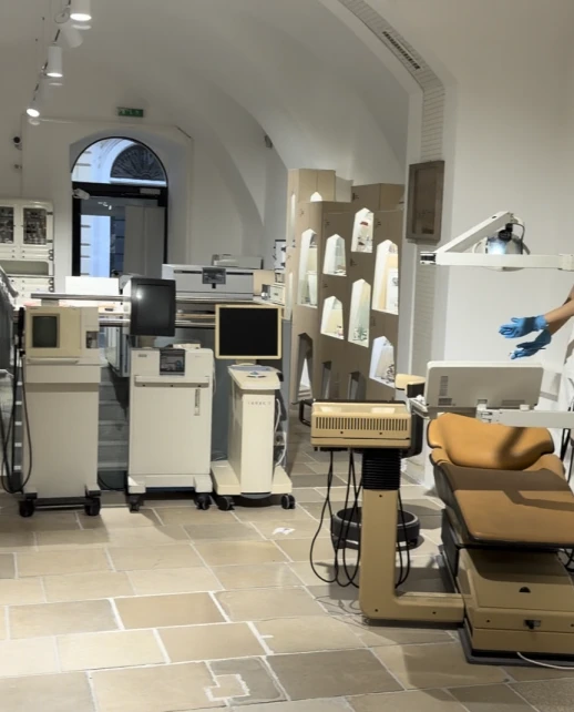Exposition of the Zahnmuseum (Dental Museum) in Linz, Austria