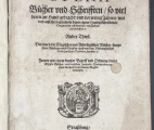 Paracelsus Philippus Theophrastus. Opera ... in 2 volumes. Strassburg, 1603. The title page of the Second volume