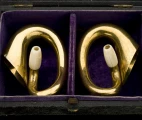 Miniature Ear Trumpet Hearing Aid. Made by F.C.Rein and Son, ca. 1880. Science Museum, London, UK