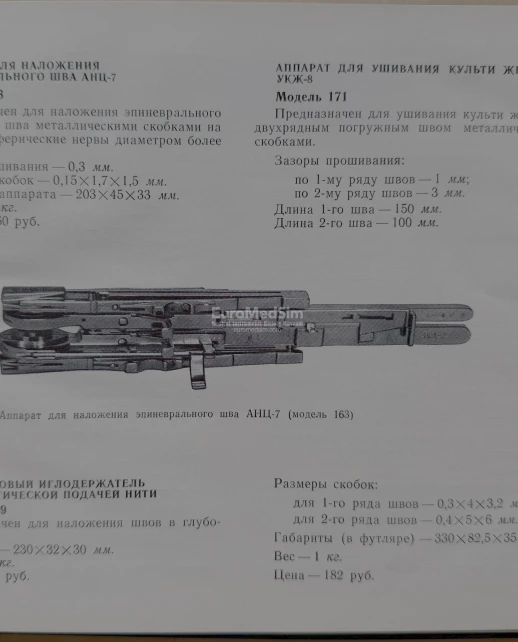 Krasnogvardeets — Catalog of the Medical Instruments and Equipment, St-Petersburg, Soviet Union, 1968