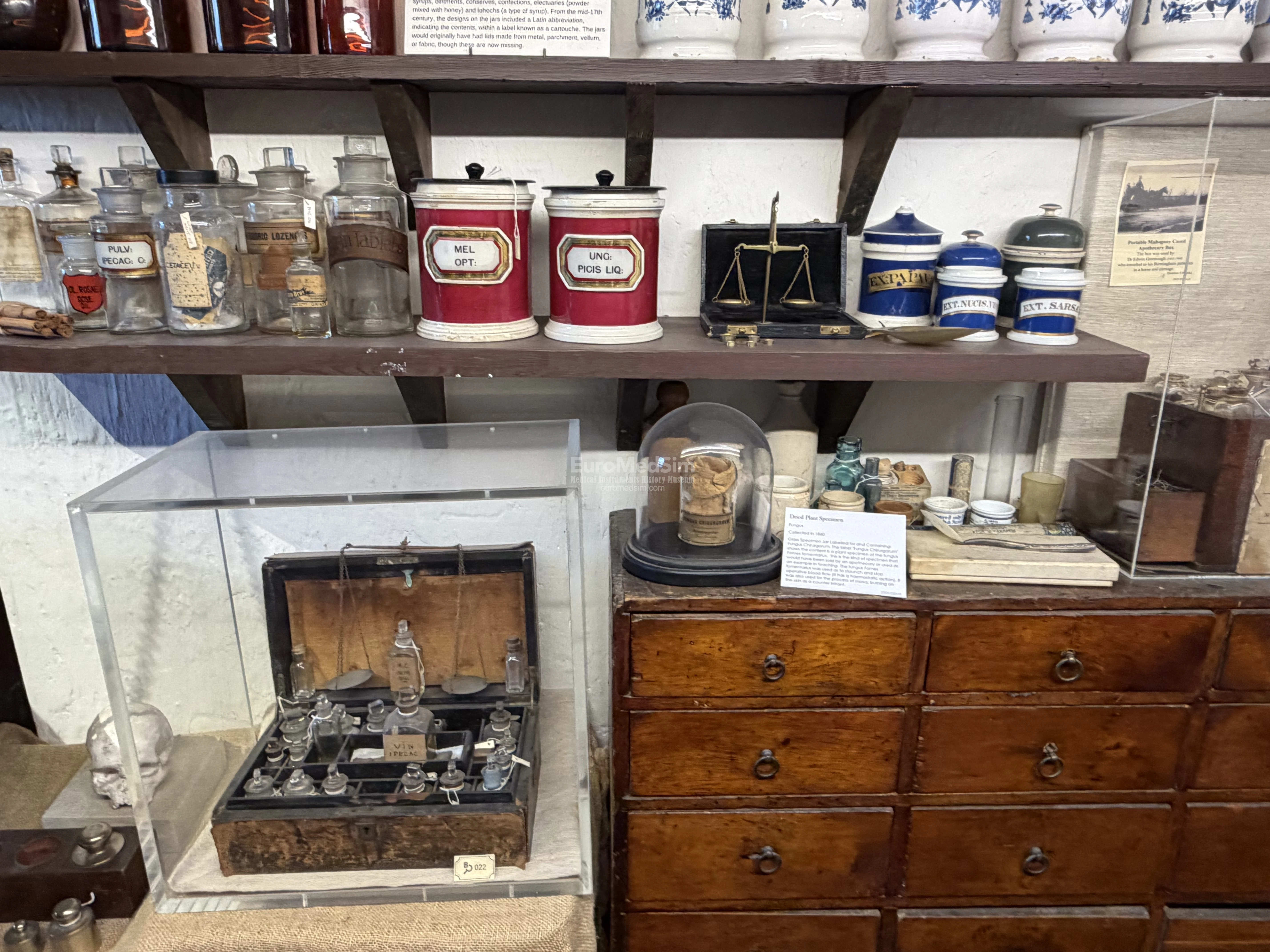 Antique Pharmacology. The Old Operating Theatre Museum and Herb Garret in London