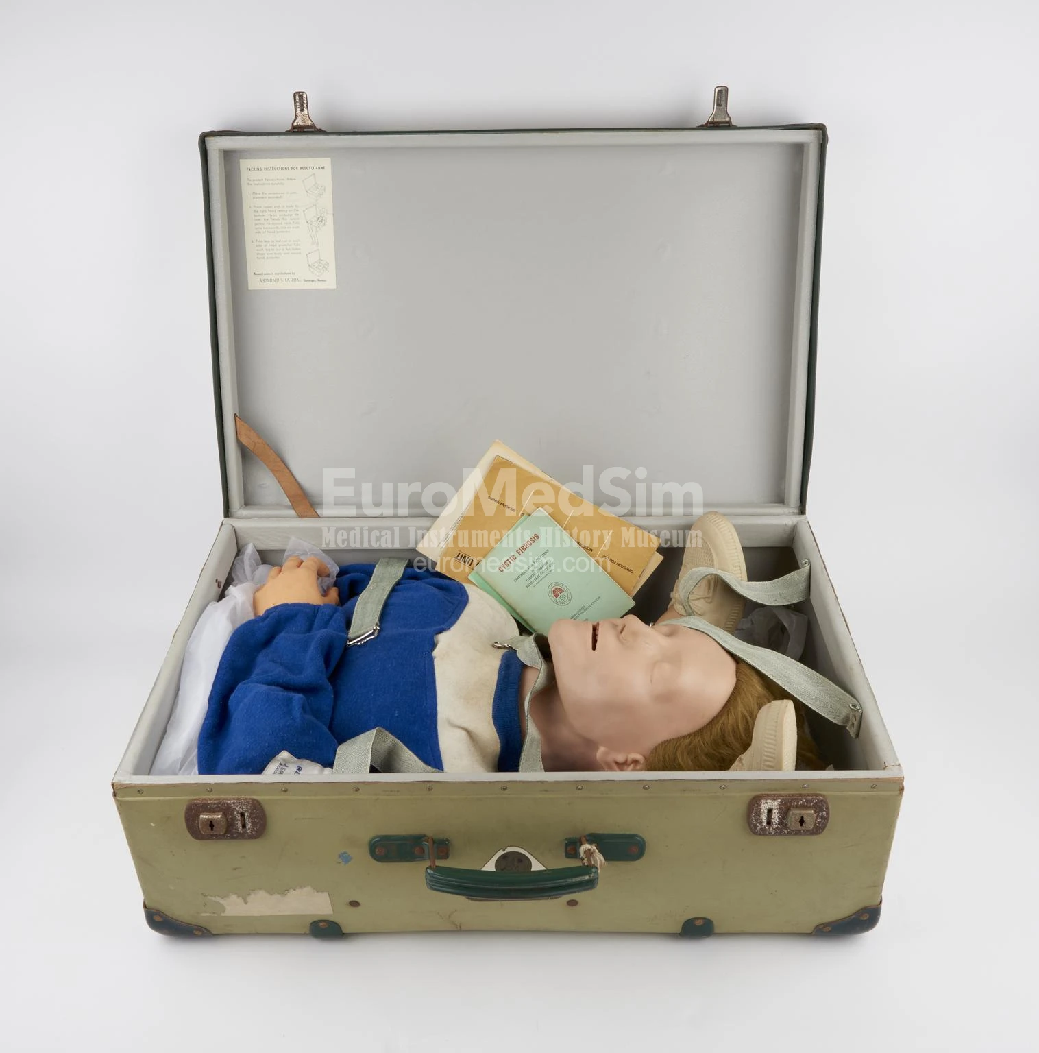 Resusci Anne from the Collection of the Science Museum, London, ca. 1960-1985. Photo: The Science Museum, London, UK.
