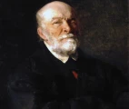 Nikolay Pirogov painted by Ilya Repin in 1881