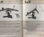 The Catalogue of Allen & Hanburys Ltd. London, 1953: SURGICAL INSTRUMENTS - OPERATION TABLES - STERILIZERS - HOSPITAL EQUIPMENT. Layout with operation tables