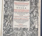 Paracelsus Philippus Theophrastus. Opera. Strassburg, volume 1, title, 1603