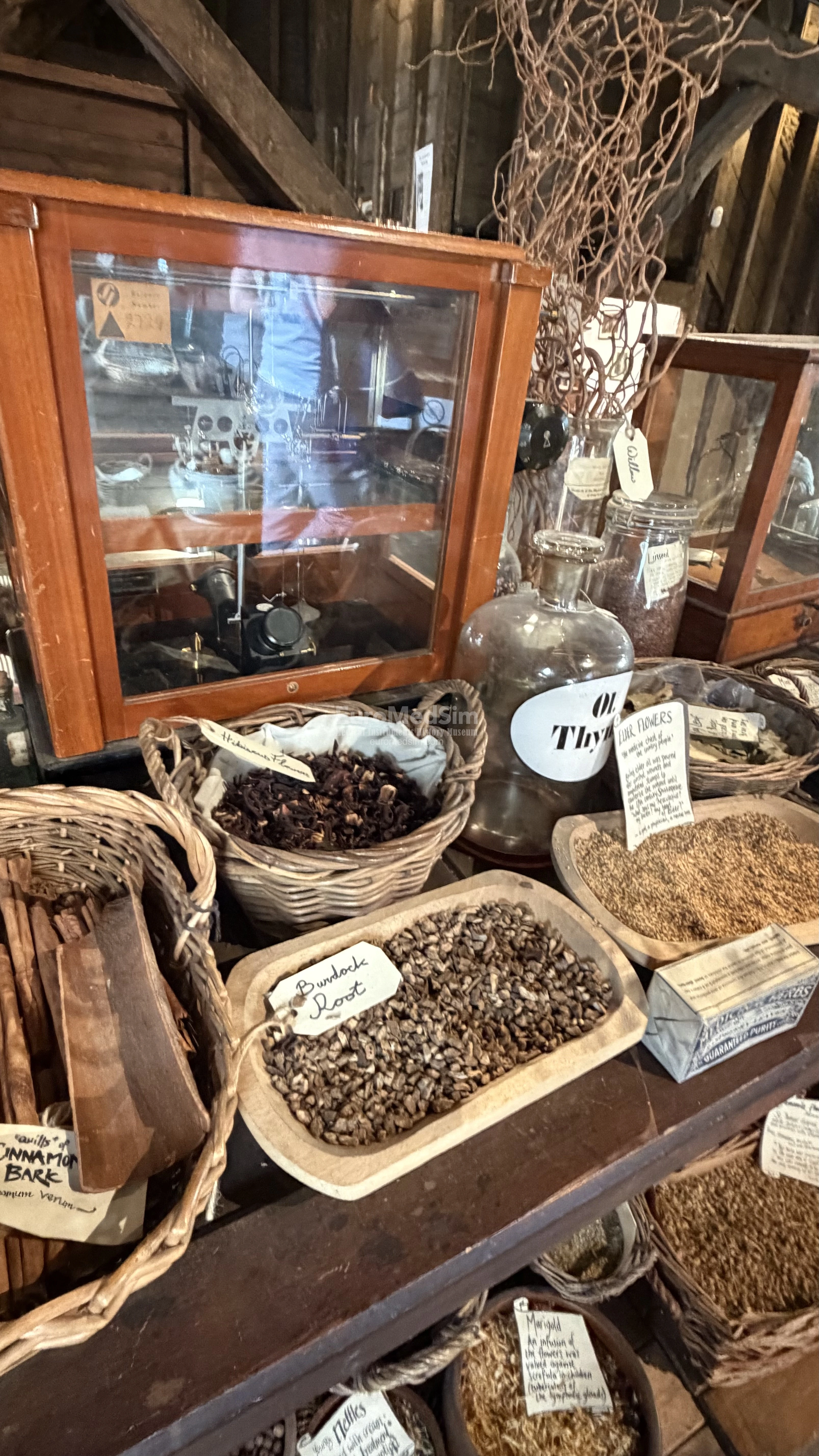 The Herb Garret in the St Thomas Church was a part of Apothecary in the hospital. The Old Operating Theatre Museum and Herb Garret in London