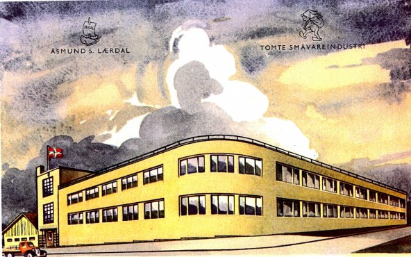 Laerdal factory in Stavanger, Norway, 1948