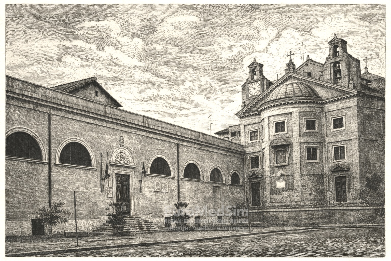 Ospedale della Consolazione Digital engraving EuroMedSim